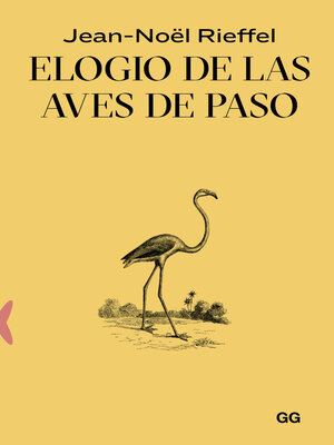 cover image of Elogio de las aves de paso